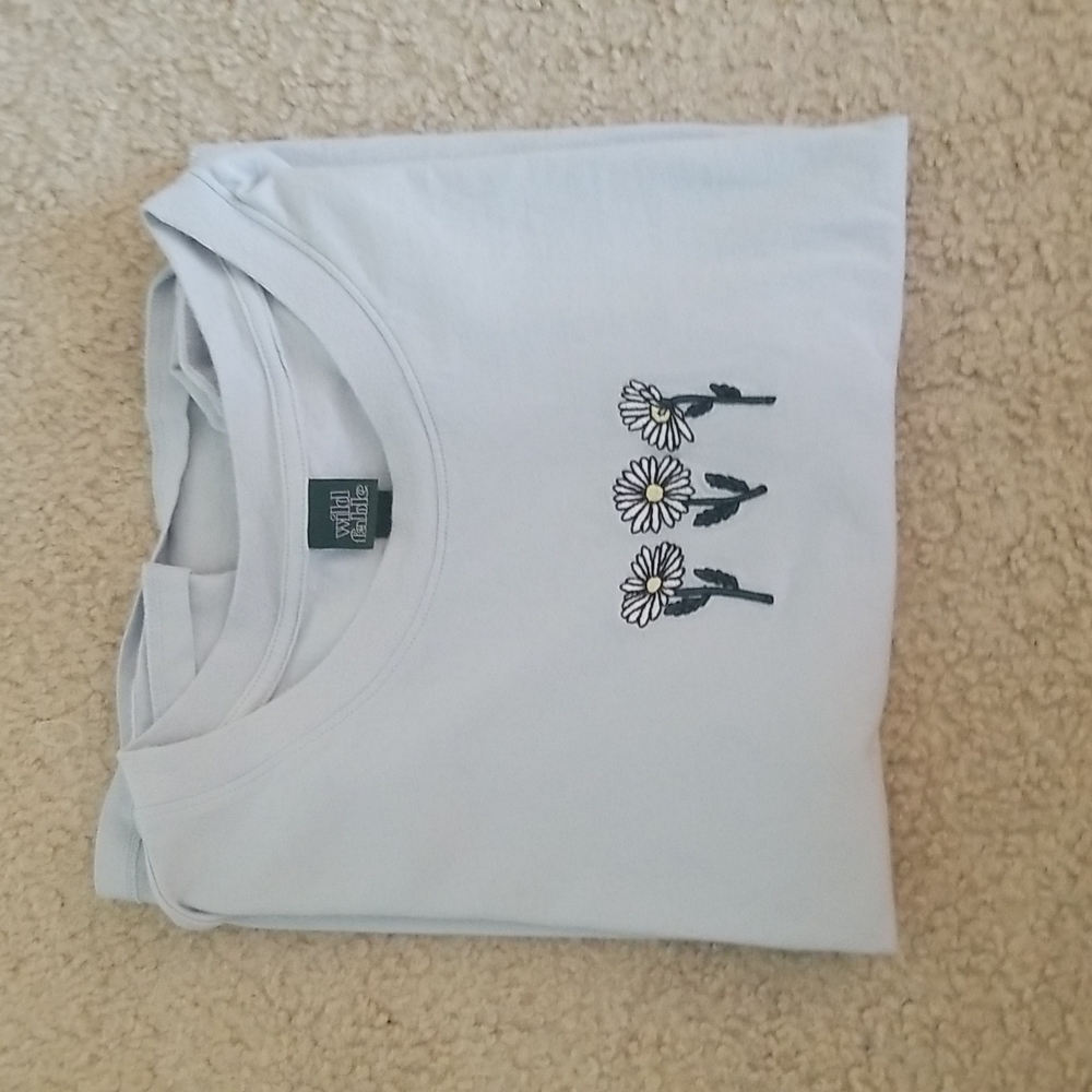 Womens Crop Top with Floral pattern